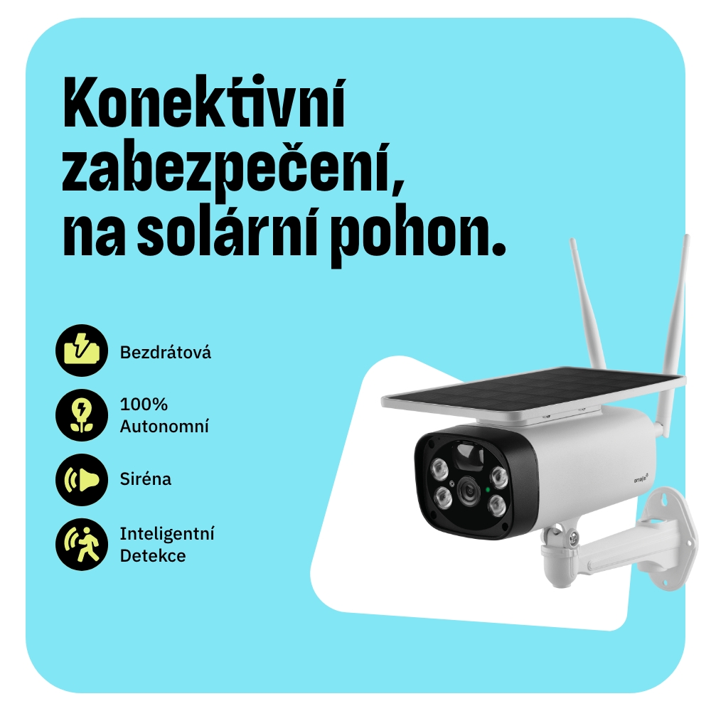 Solární IP kamera Omajin by Netatmo OSC-01-EU