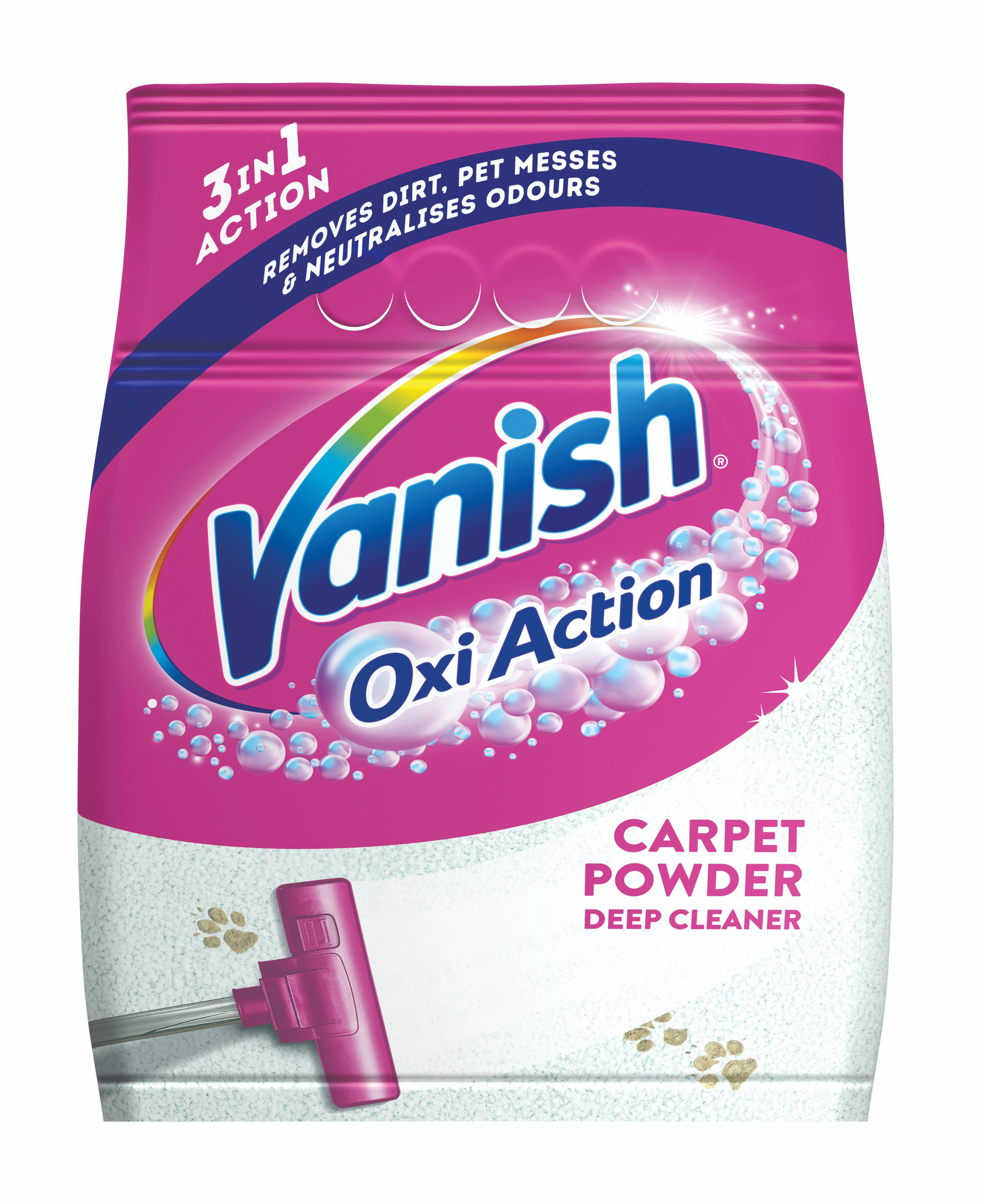 Čistič kobercov - Čistič kobercov VANISH Shake&Clean 0,65 kg