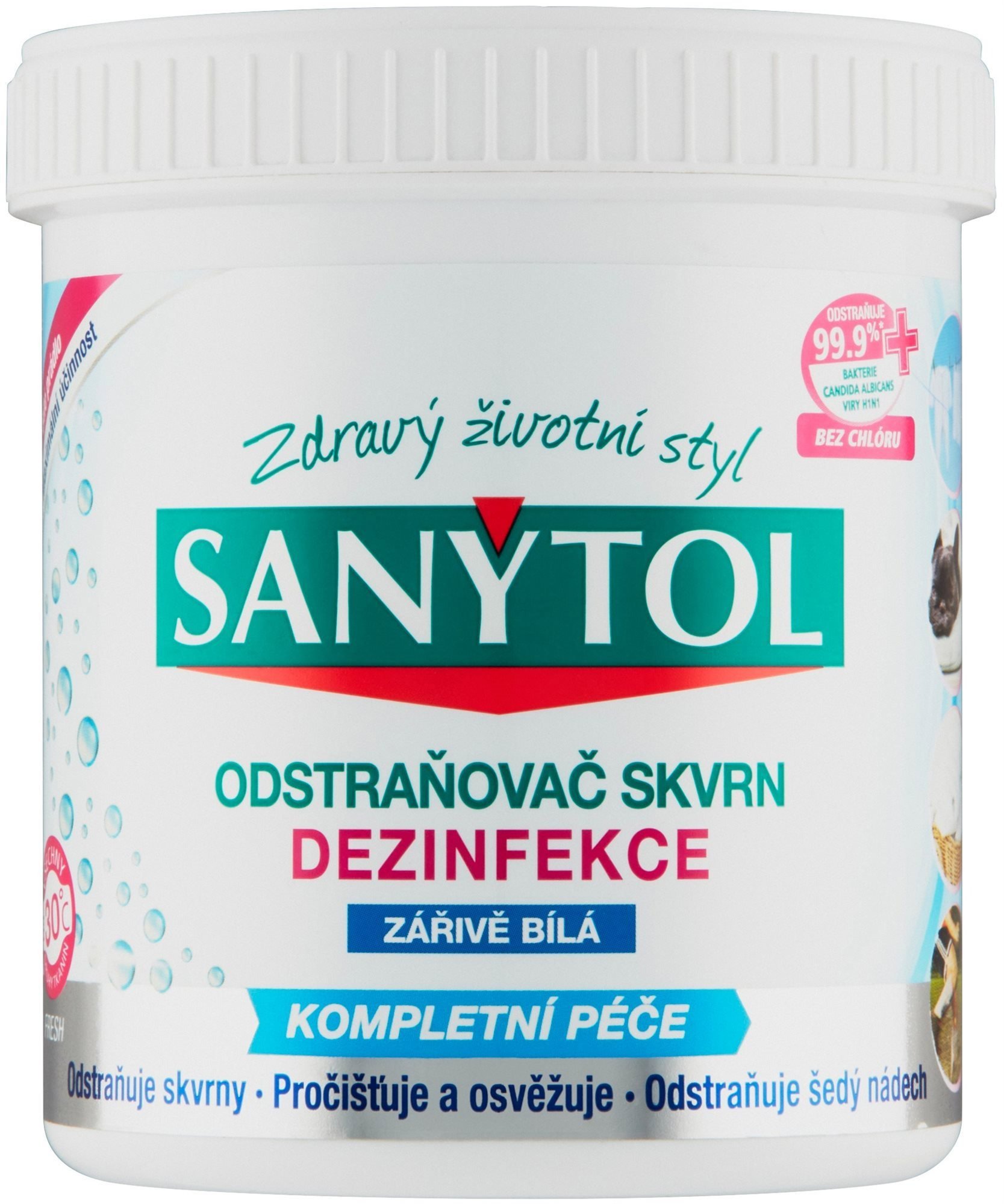 SANYTOL Dezinfekční odstraňovač skvrn bělící 450 g