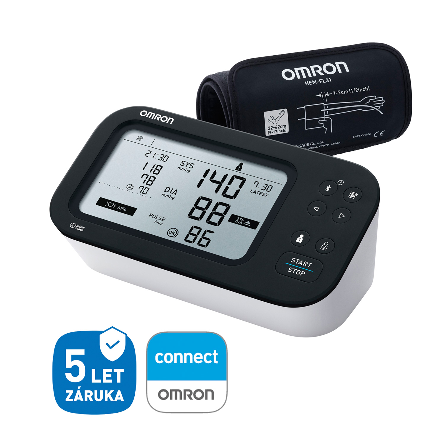 Tlakoměr OMRON M7 Intelli IT Afib