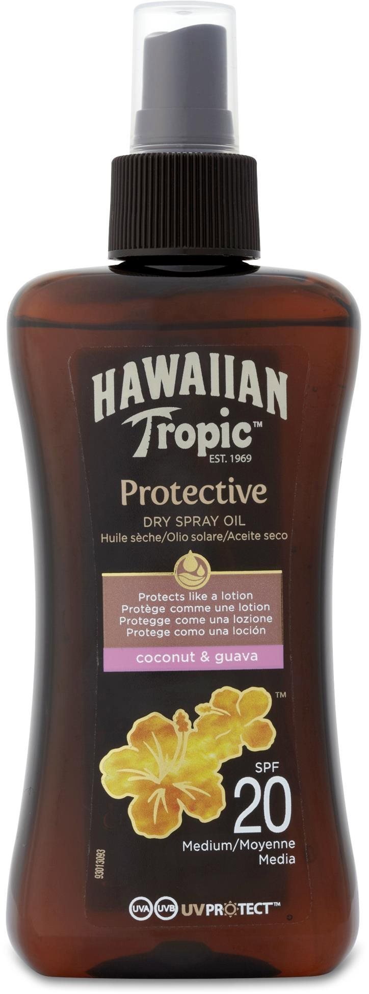 HAWAIIAN TROPIC Protective Dry Spray Oil SPF20 200 ml