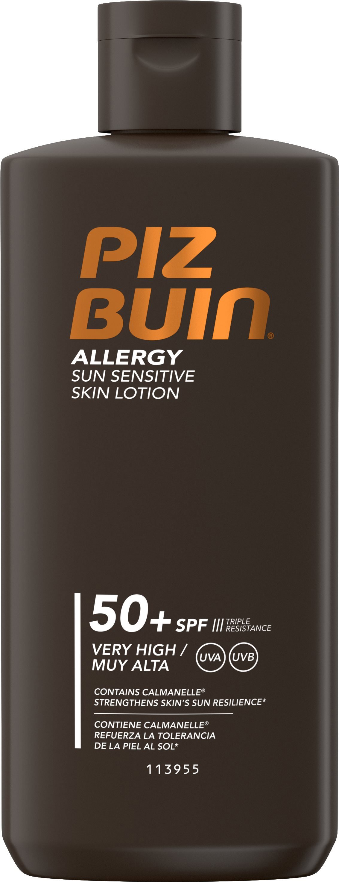PIZ BUIN Allergy Sun Sensitive Skin SPF50 je vhodný pro citlivou a problematickou pletí