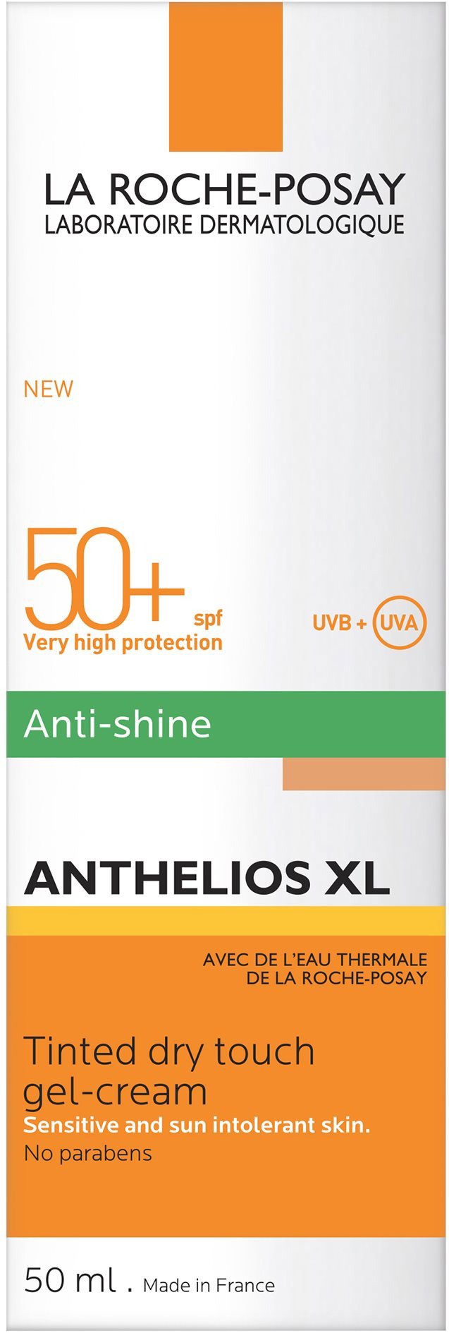 Pleťový krém LA ROCHE-POSAY Anthelios XL SPF50+ Anti-Shine Tinted Dry Touch Gel Cream 50 ml