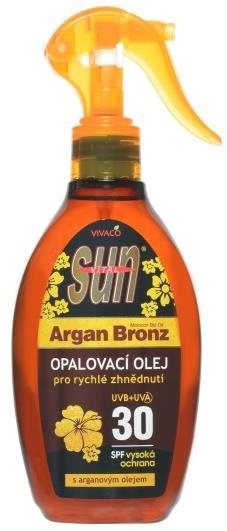 Opalovací olej VIVACO Opalovací olej s arganovým olejem OF 30 200 ml