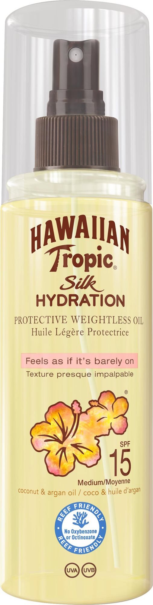 Opalovací olej HAWAIIAN TROPIC Silk Hydration SPF 15 150 ml