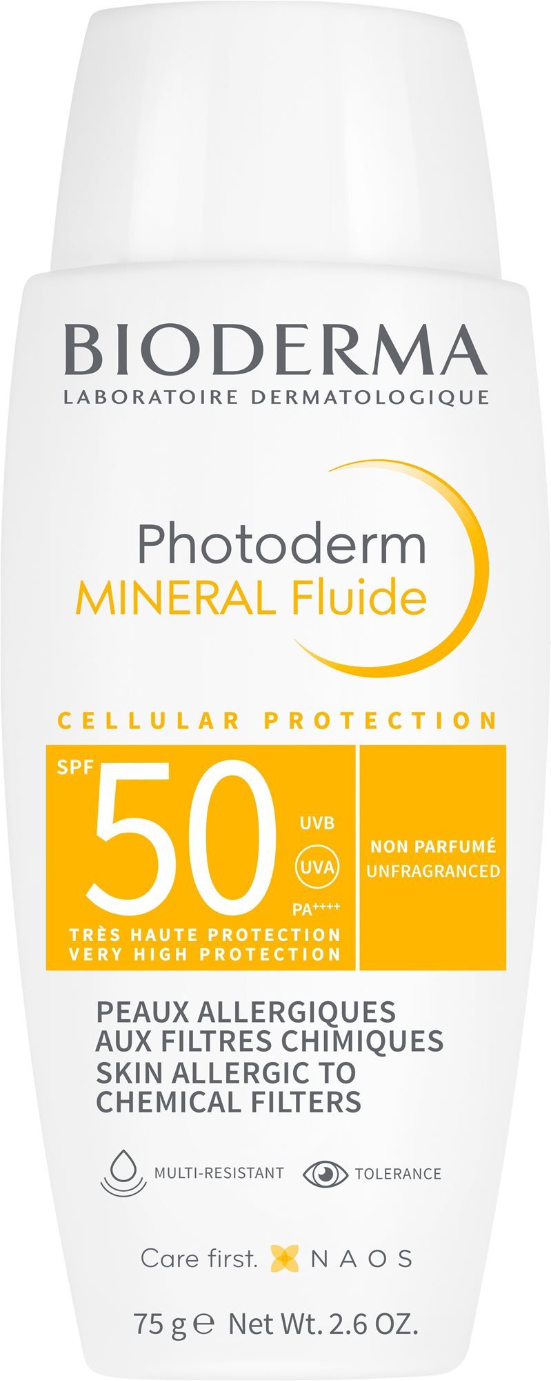 BIODERMA Photoderm MINERAL Fluid SPF 50+ 75 g