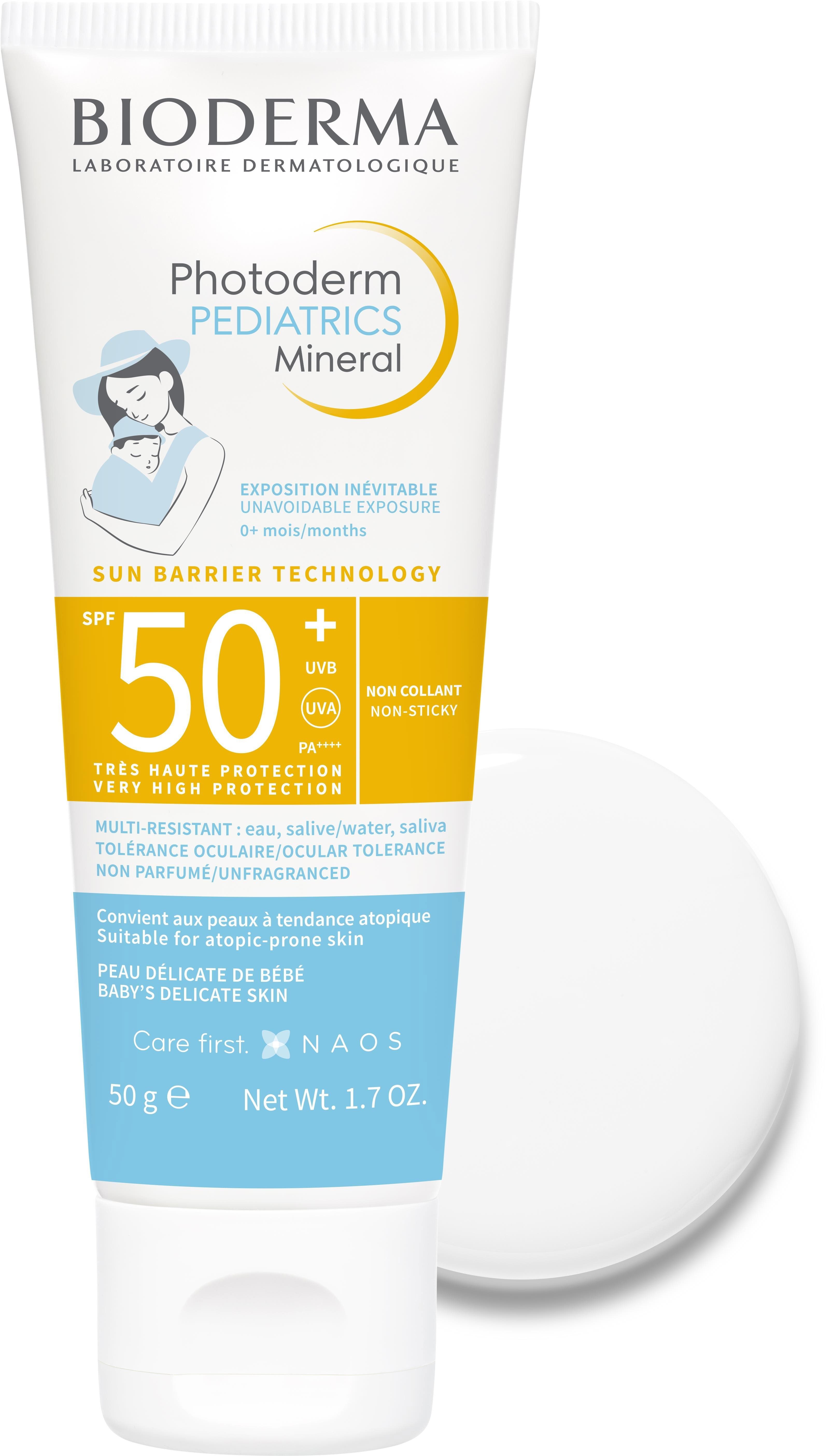 Opalovací mléko BIODERMA Photoderm Pediatrics mineral SPF 50+ 50 g