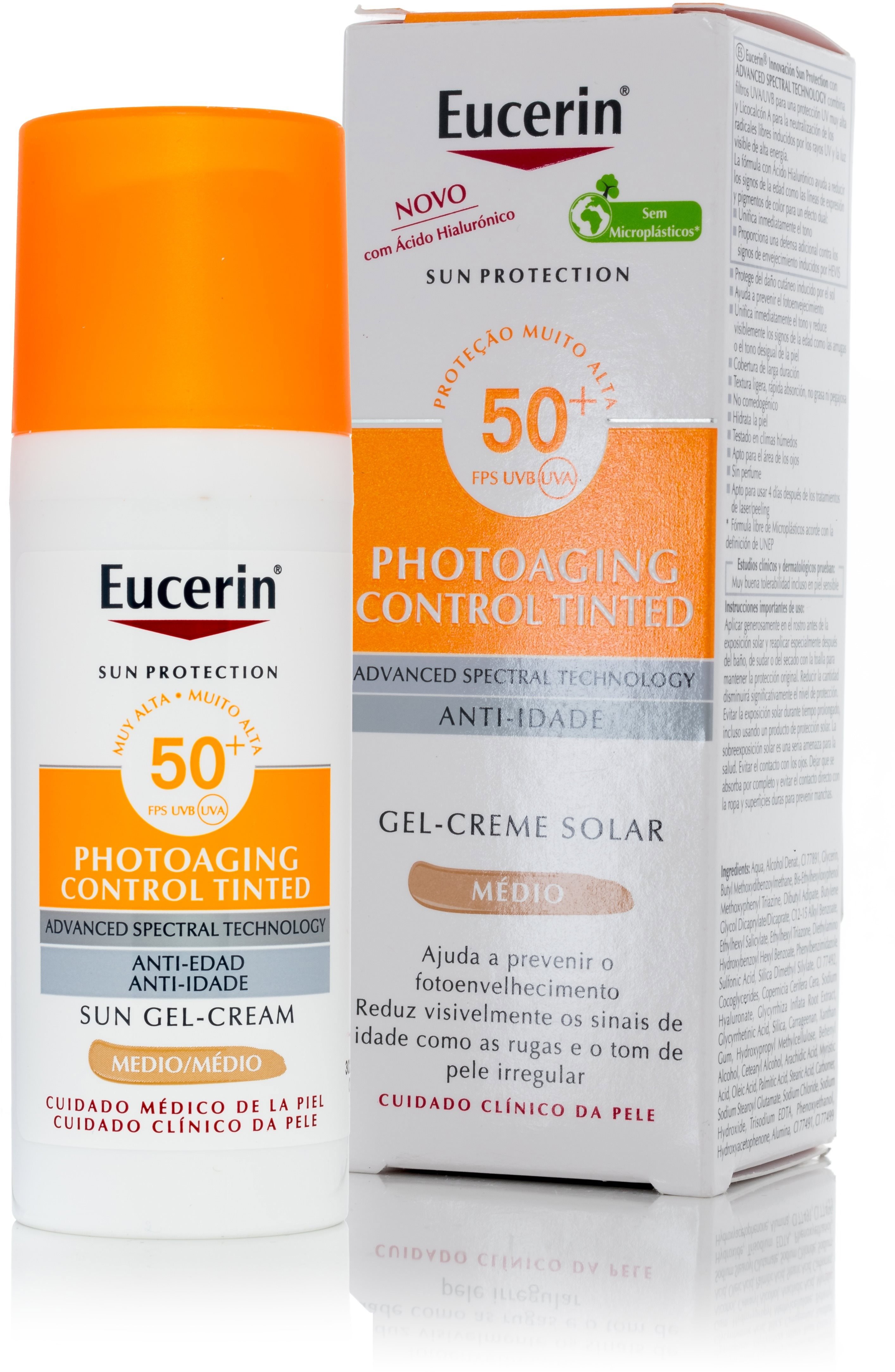 Opalovací krém EUCERIN Photoaging Control Cc Sun Cream Spf50+ 50 ml