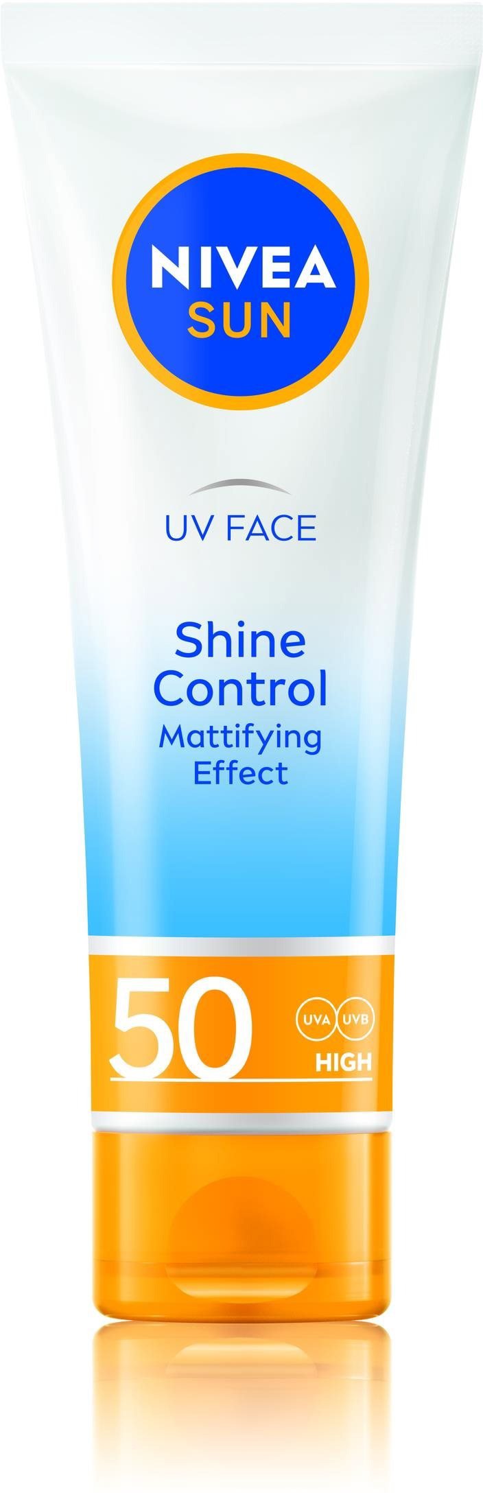 Opalovací krém NIVEA Sun Zmatňující pleťový krém na opalování SPF50 50 ml
