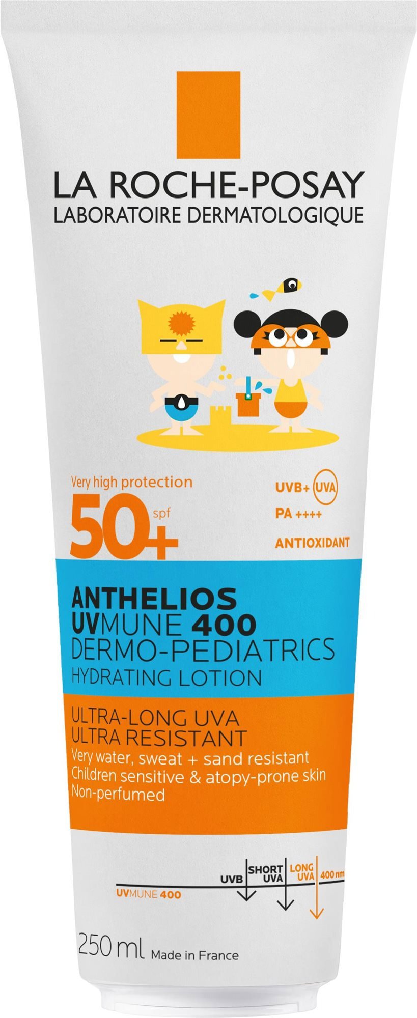 Opalovací mléko LA ROCHE-POSAY Anthelios DP mléko SPF 50+ 250 ml