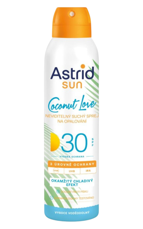 ASTRID SUN Invisible Dry Spray Tanning Spray SPF 30 150 ml