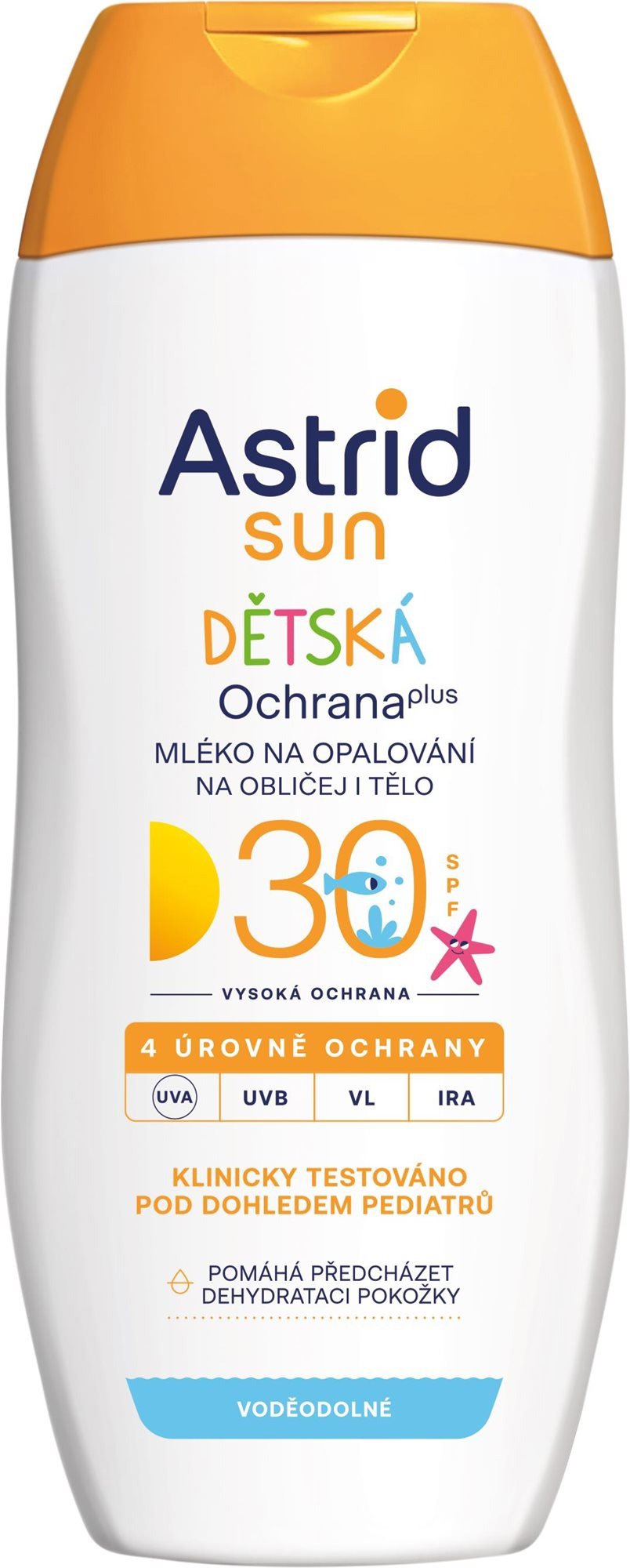 Opalovací mléko ASTRID SUN Dětské mléko na opalování SPF 30 200 ml