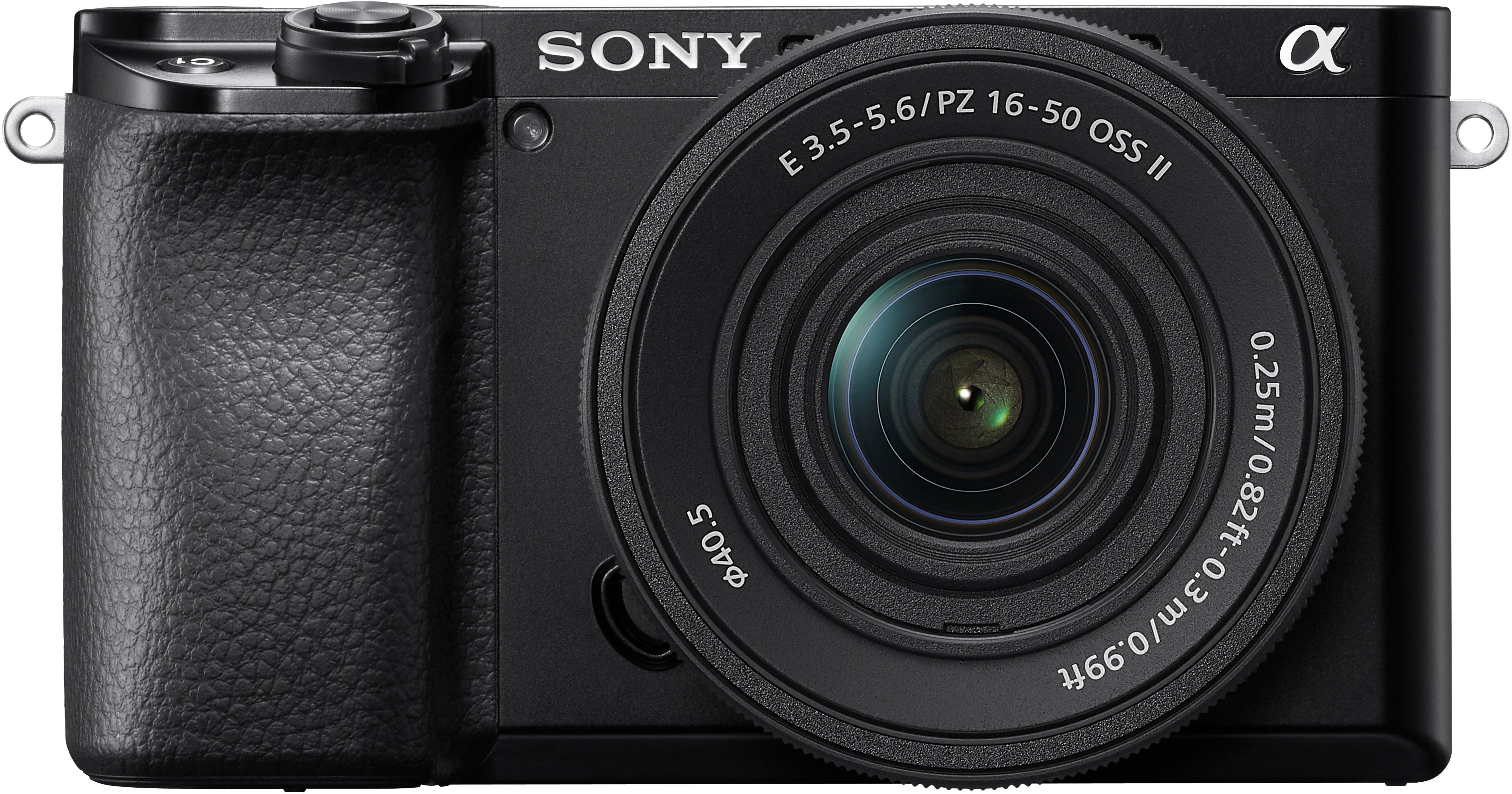 Digital camera Sony Alpha A6100 black + E PZ 16-50 mm f/3.5-5.6 II + E 55-210 mm f/4.5-6.3