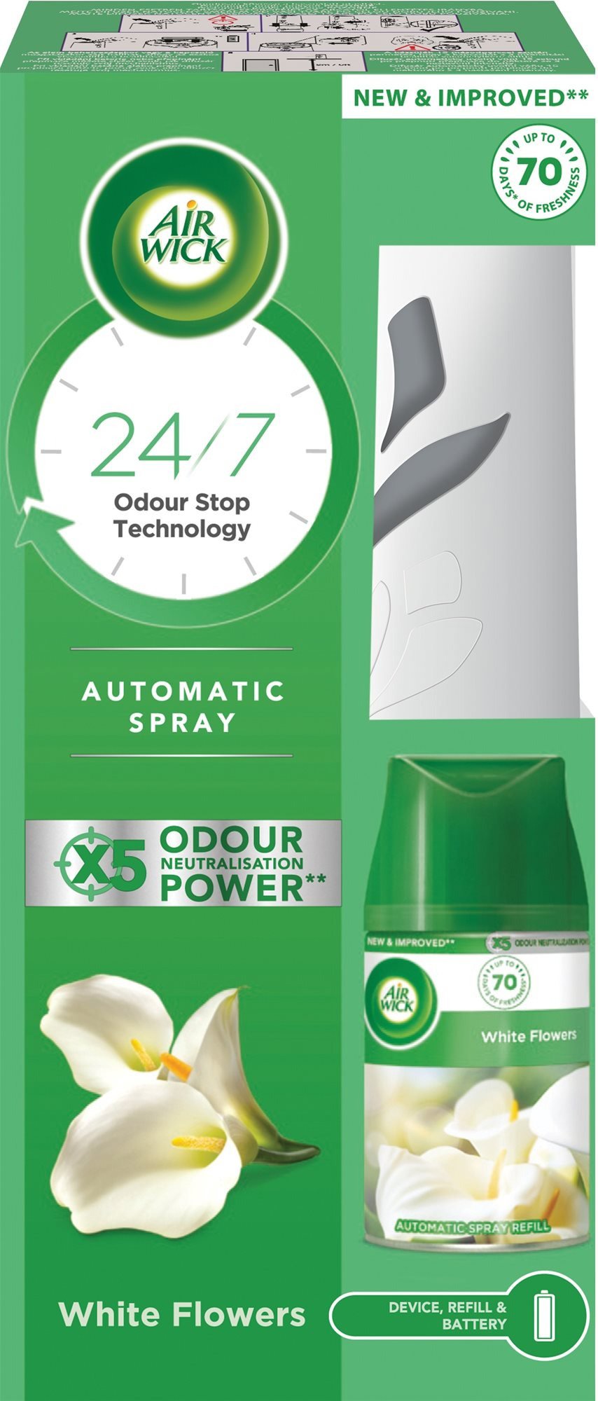 AIR WICK Freshmatic White Freesia Flowers 250 ml