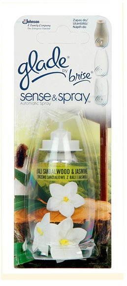 Osvěžovač vzduchu Glade by Brise Sense&Spray Santalové dřevo & jasmín z Bali 18 ml náplň