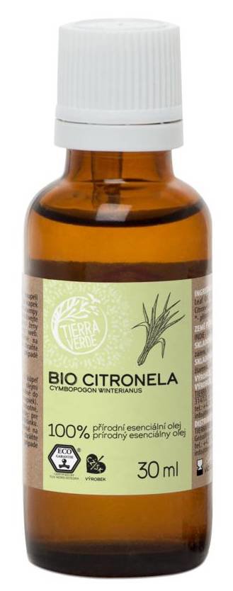 Essential oil TIERRA VERDE BIO Citronella 30 ml