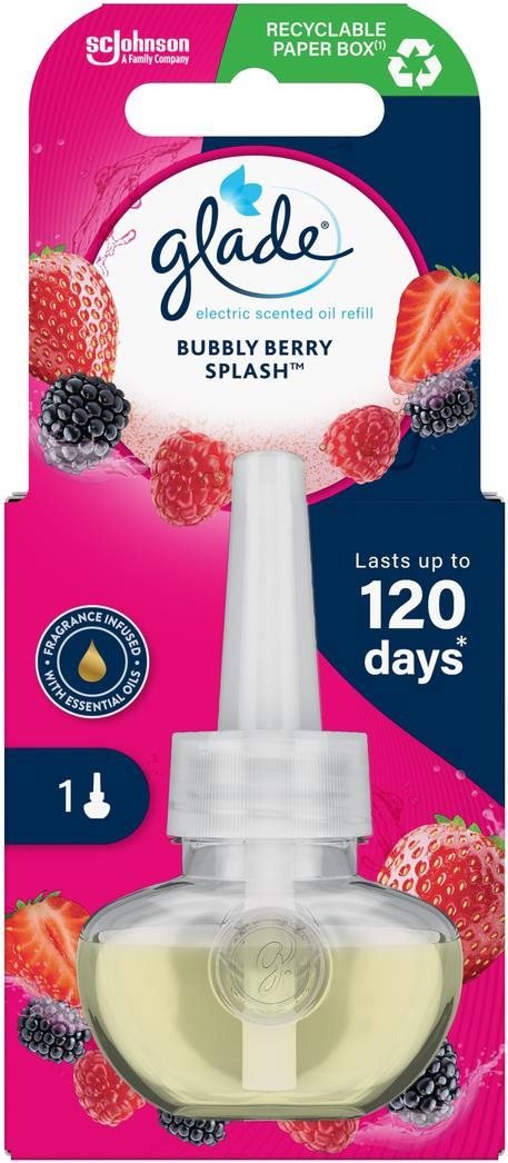 Osvěžovač vzduchu GLADE Electric Bubbly Berry náplň 20 ml