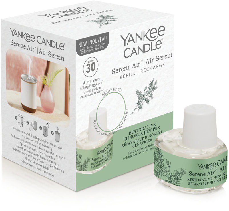 Diffuser refill YANKEE CANDLE Serene Restorative Hinoki & Juniper refill 17 ml