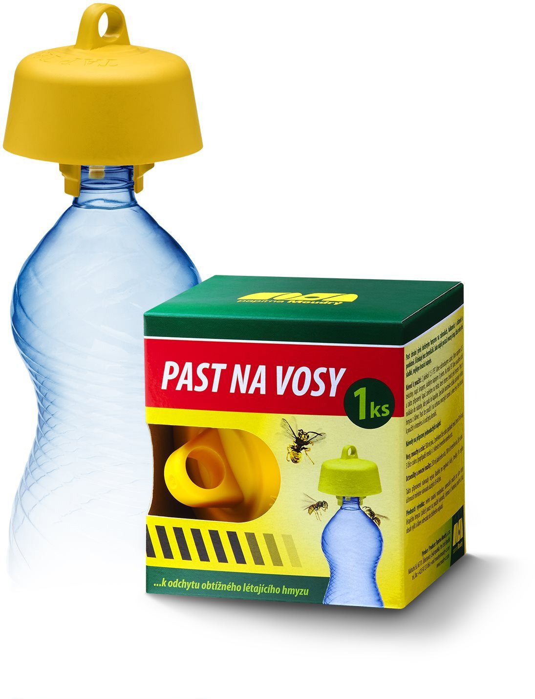 Past na vosy PAPÍRNA MOUDRÝ Past na vosy držák na Pet lahev