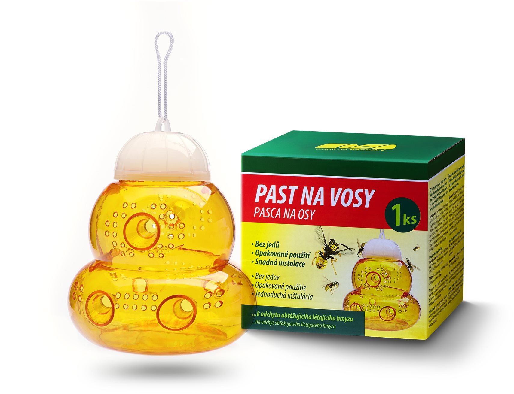 Past na vosy PAPÍRNA MOUDRÝ Past na vosy závěsná nádobka