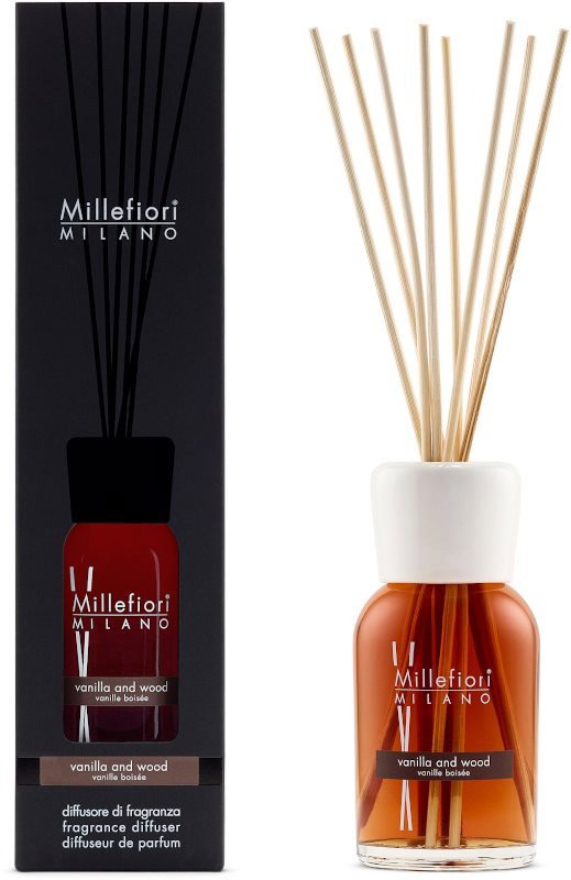 Vonné tyčinky MILLEFIORI MILANO Vanilla & Wood 250 ml