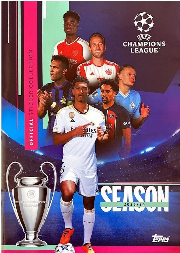 Sběratelské album Topps Album na samolepky Champions League 023/2024