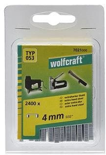 Spona WOLFCRAFT – Spona široká čalúnicka 11,2 mm výška 6 mm, 2 000 ks