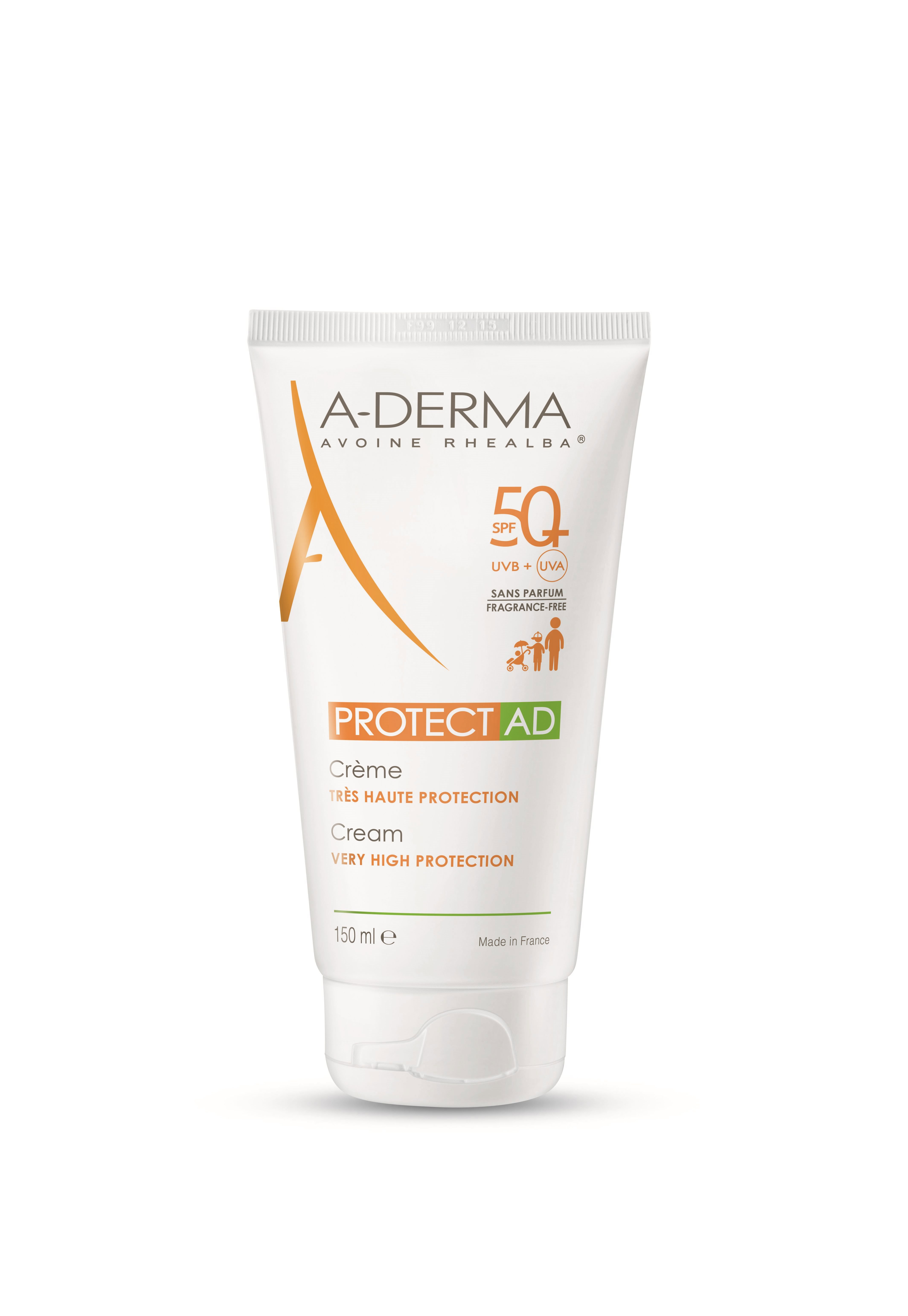 Opalovací krém A-DERMA PROTECT AD Krém SPF50+ pro kůži se sklonem k atopii 150 ml