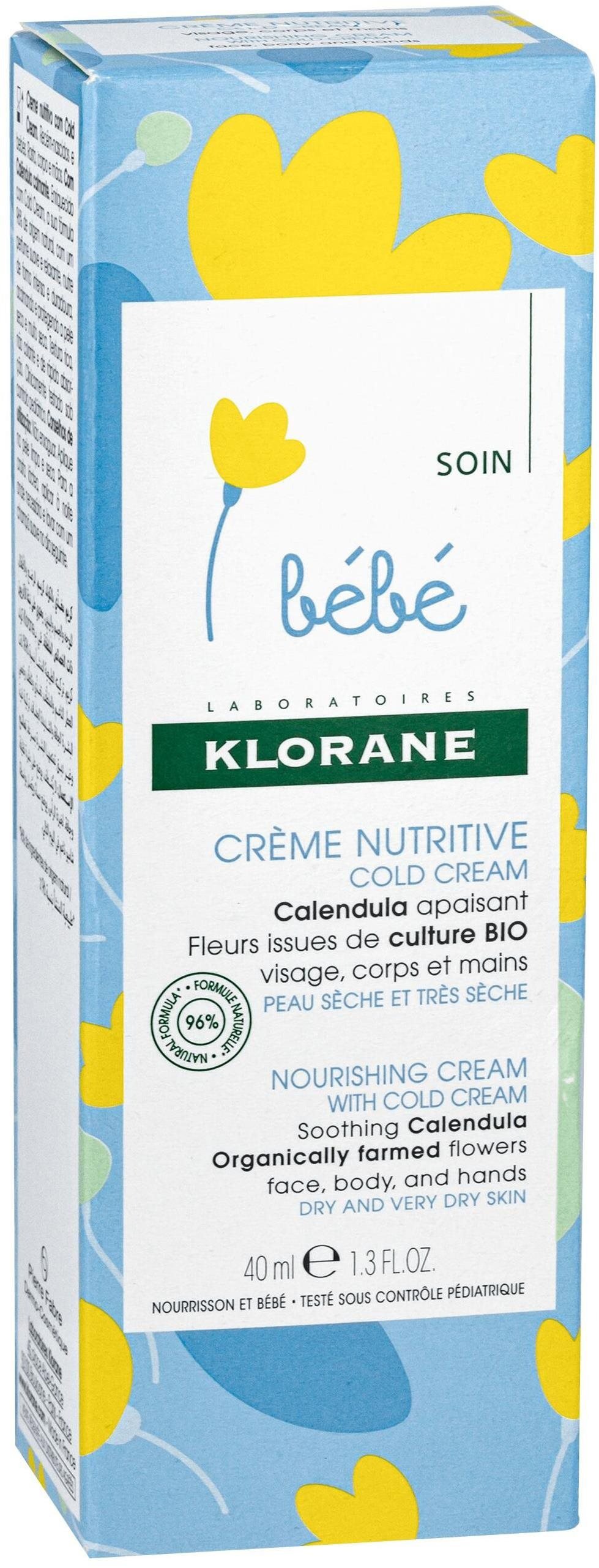KLORANE Bébé Výživný cold cream 40 ml