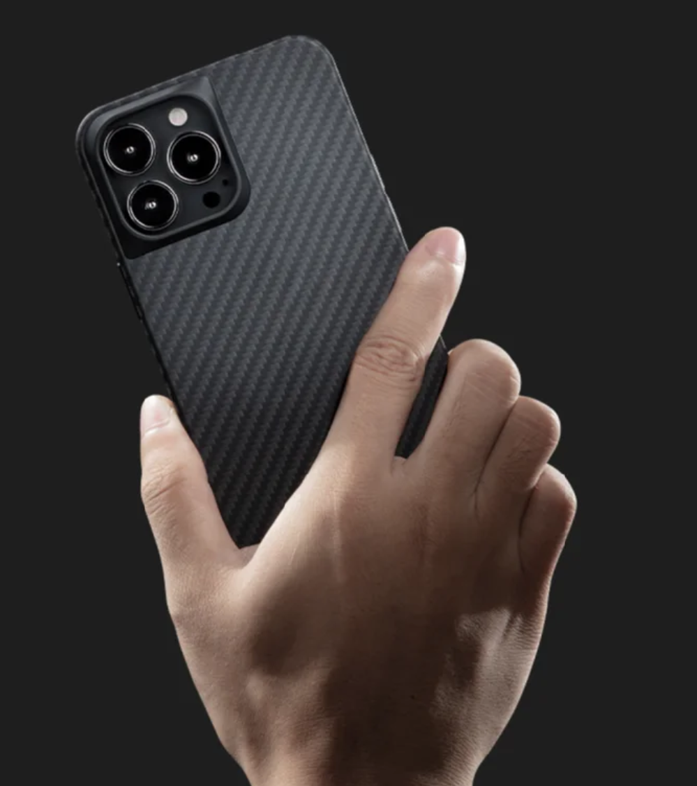 Pitaka MagEZ Pro 4 600D Tasche Schwarz/Grau Twill iPhone 15 Pro