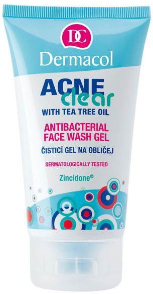 Čisticí gel DERMACOL Acneclear Antibacterial Face Gel 150 ml