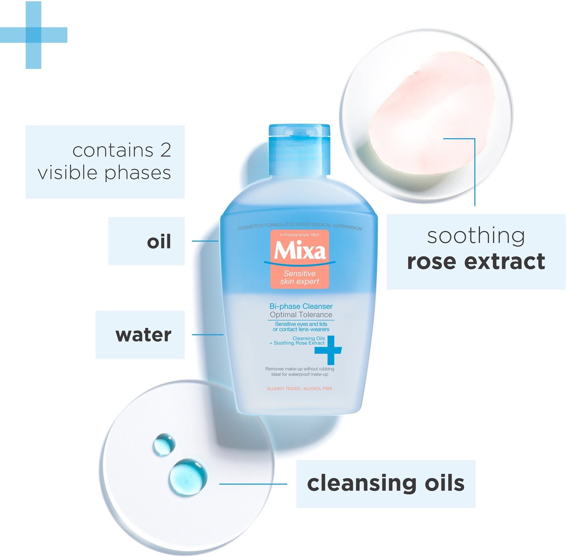 MIXA Optimal Tolerance Bi-phase Cleanser 125 ml
