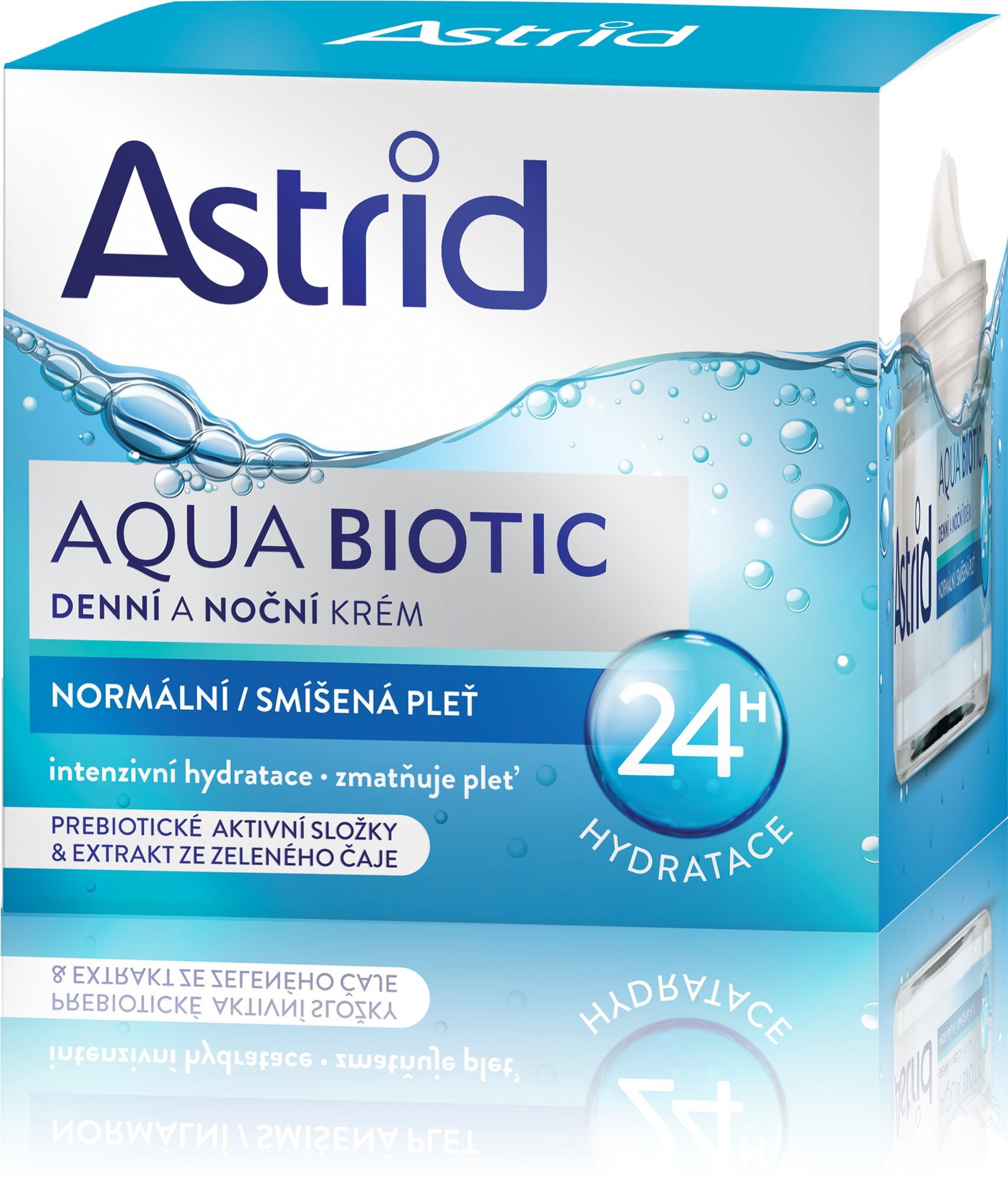 Pleťový krém ASTRID AQUA BIOTIC Denní a noční krém pro normální a smíšenou pleť 50 ml