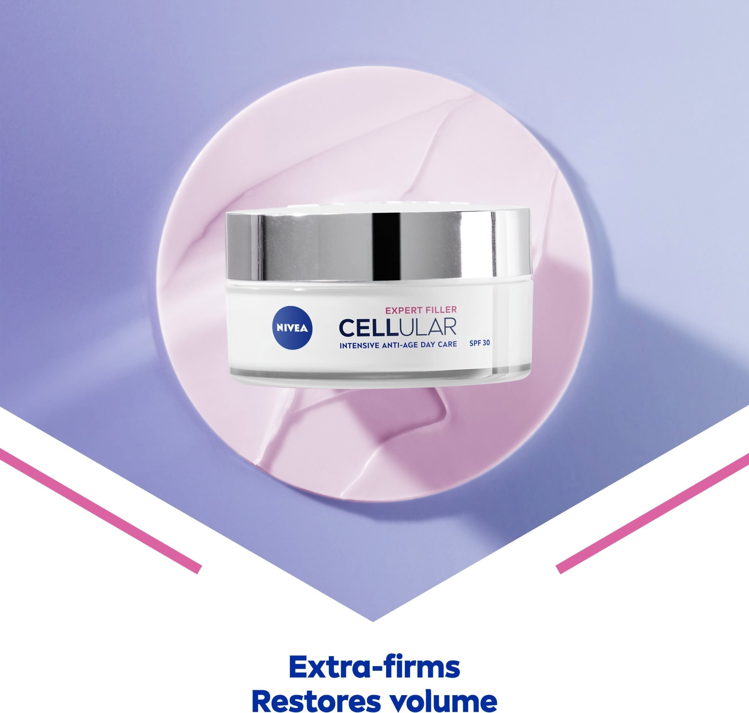 Pleťový krém NIVEA Hyaluron Cellular Filler Anti-Age SPF30 Day Cream 50 ml