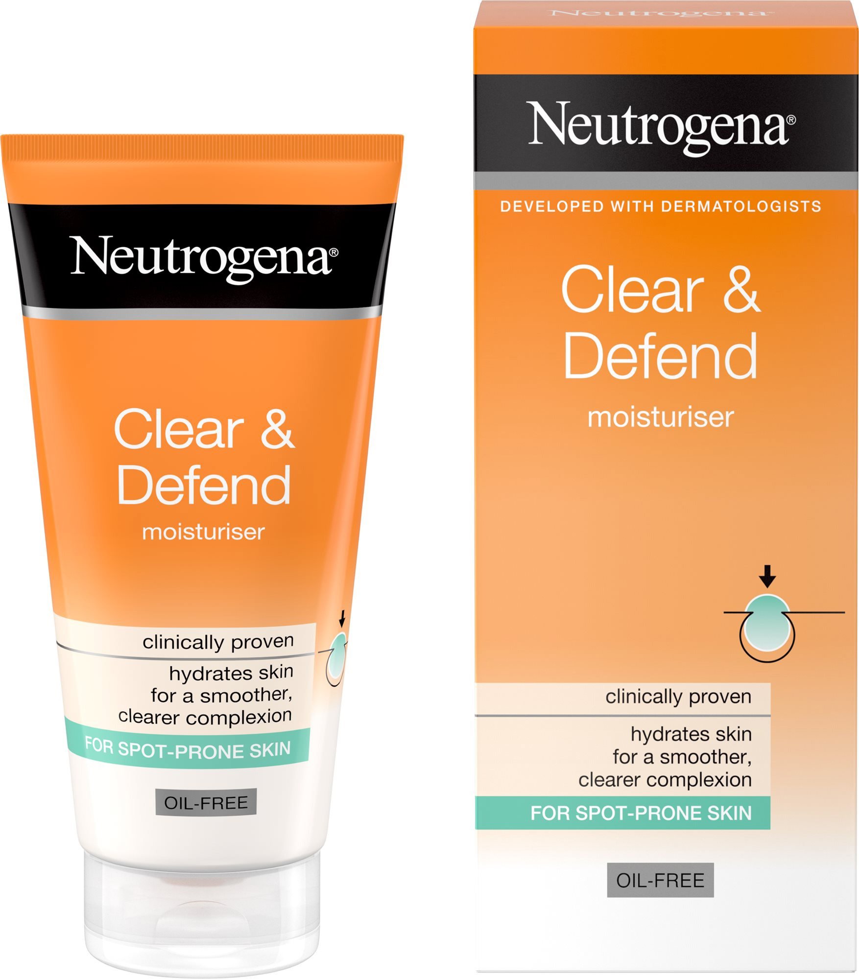 NEUTROGENA Clear & Defend Proofing Oil Free Moisturiser 50 ml