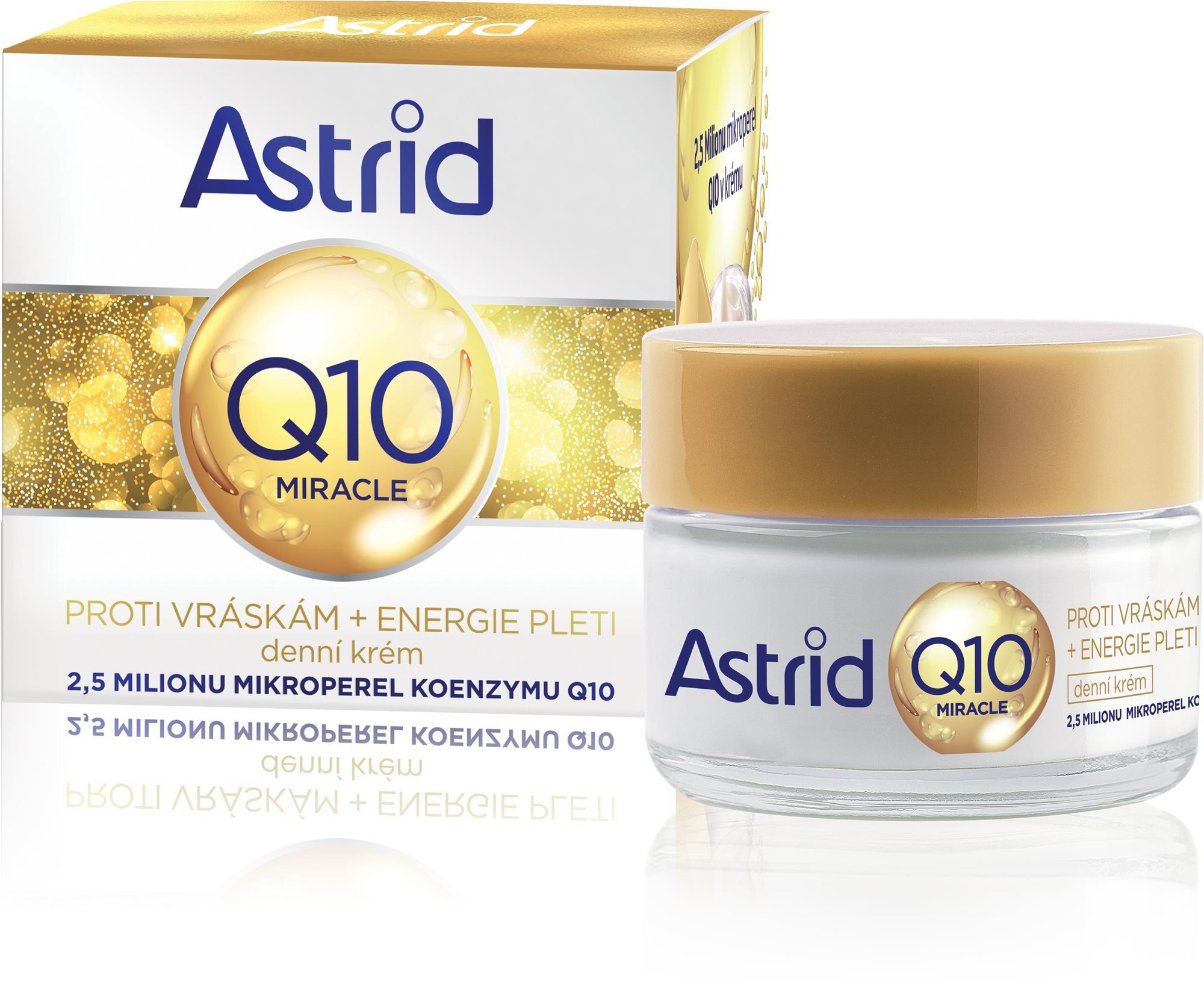 Pleťový krém ASTRID Q10 Miracle Denní krém proti vráskám 50 ml