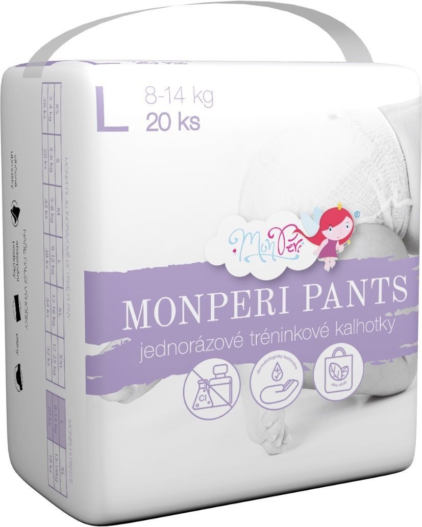 Plenkové kalhotky MonPeri Pants vel. L (20 ks)