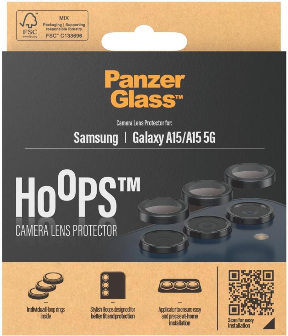 Ochranné sklo na objektív PanzerGlass HoOps Samsung Galaxy A15/A15 5G (ochrana šošoviek fotoaparátu)