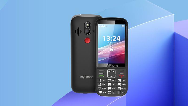 Telefon myPhone Halo 4 LTE Senior černý
