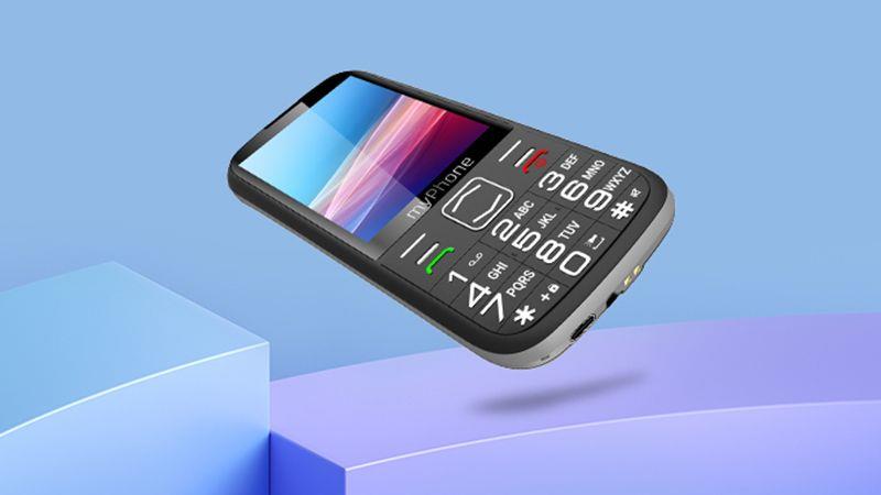 Telefon myPhone Halo 4 LTE Senior černý