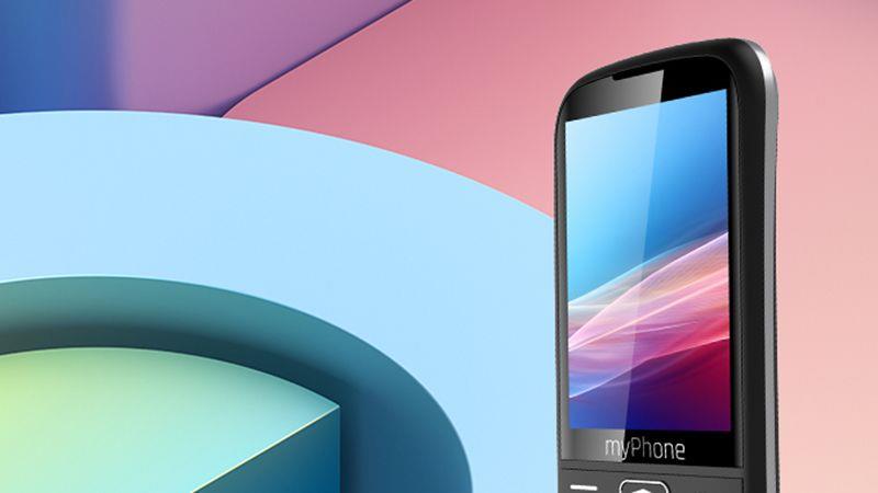 Telefon myPhone Halo 4 LTE Senior černý