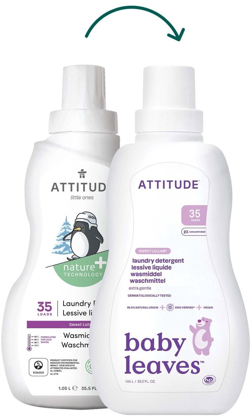 ATTITUDE-Pracího gelu Sweet Lullaby 1,05 l