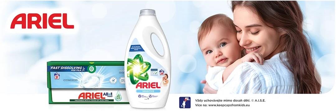 Kapsle na praní ARIEL Sensitive