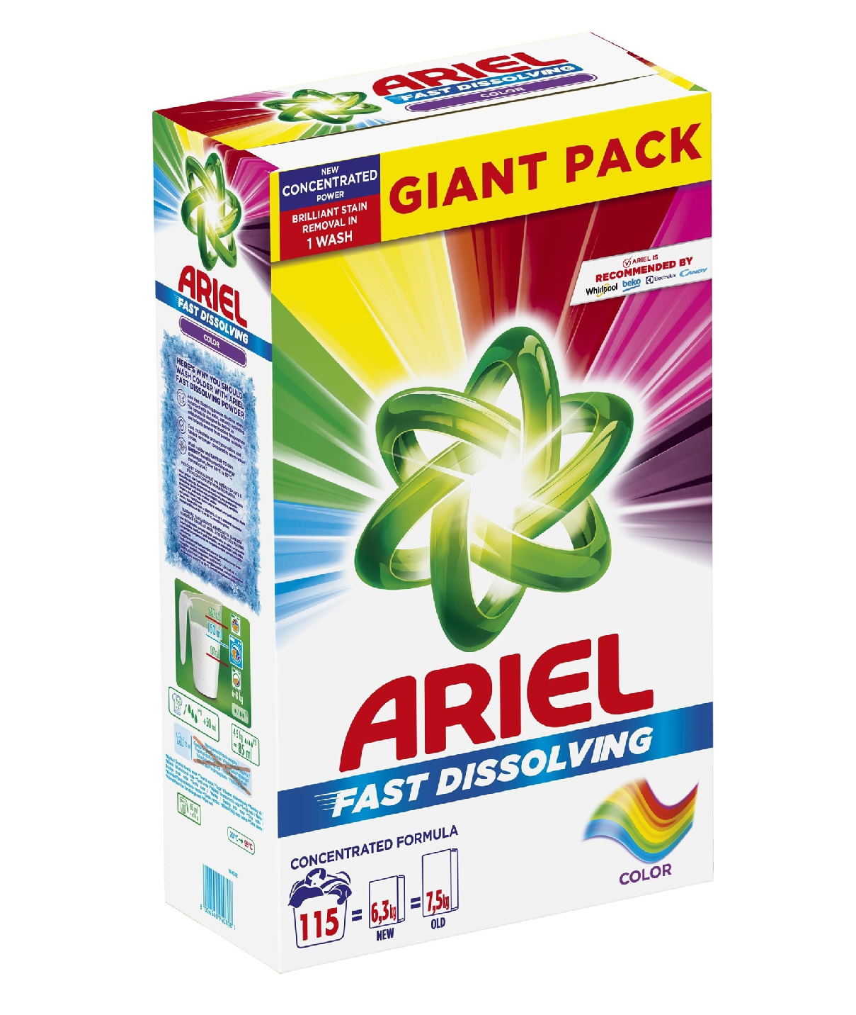 Prací prášek ARIEL Color 6,3 kg (115 praní)