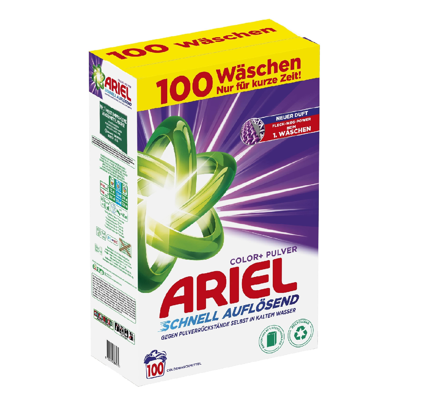 Prací prášek ARIEL Color+ 6 kg (100 praní)
