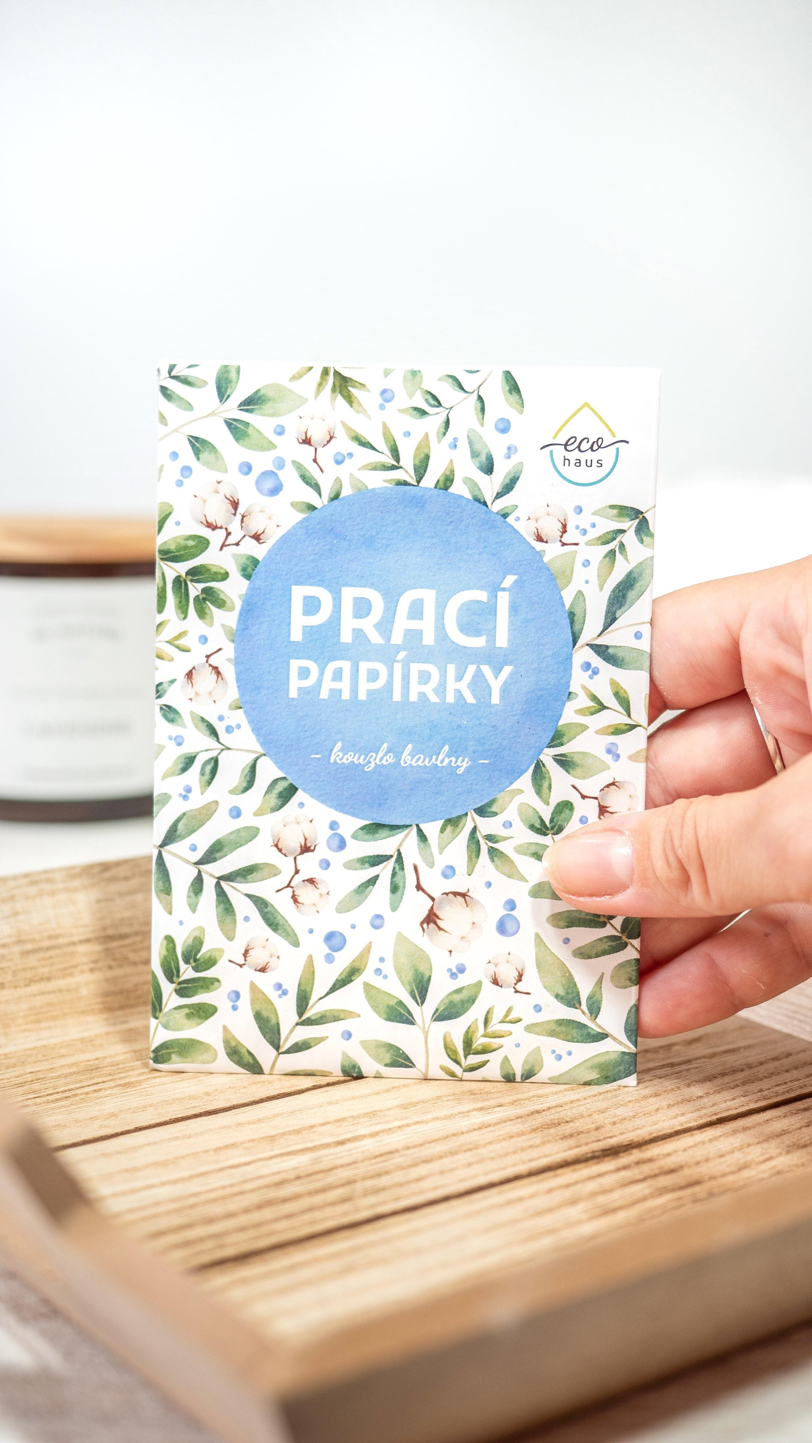 Prací papírky EcoHaus prací papírky kouzlo bavlny 5 ks
