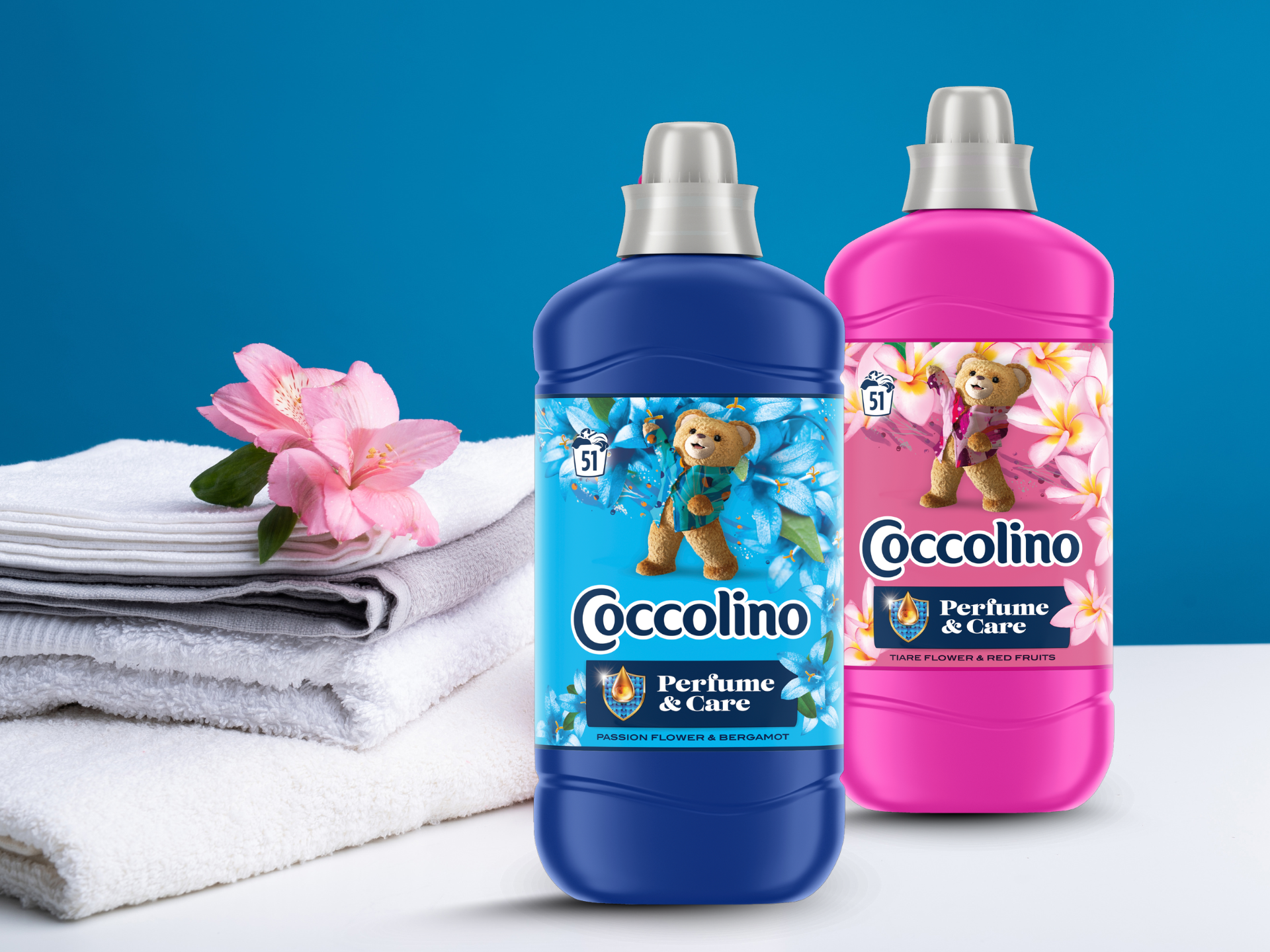 Fabric softener COCCOLINO Passion Flower 1,275 l (51 washes)