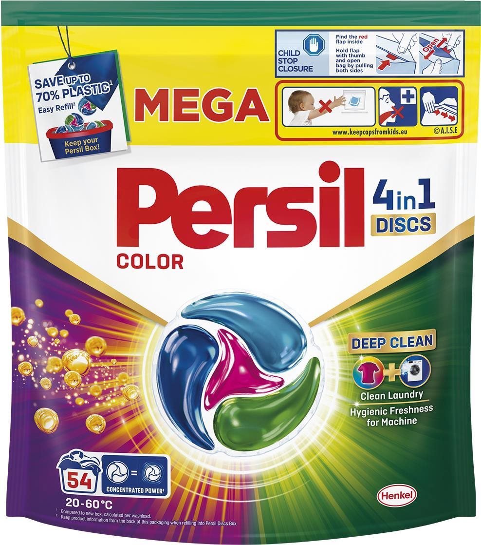 Kapsle na praní PERSIL Discs Color 54 ks