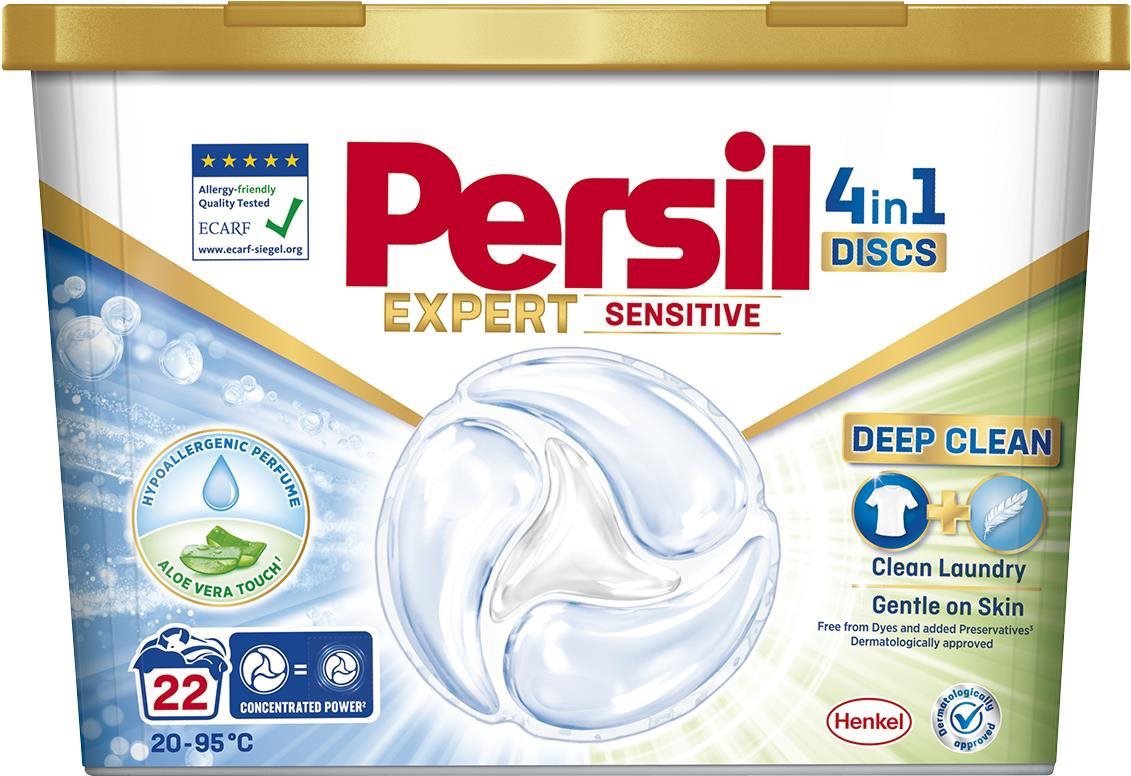 Kapsle na praní PERSIL Discs Expert Sensitive 22 ks