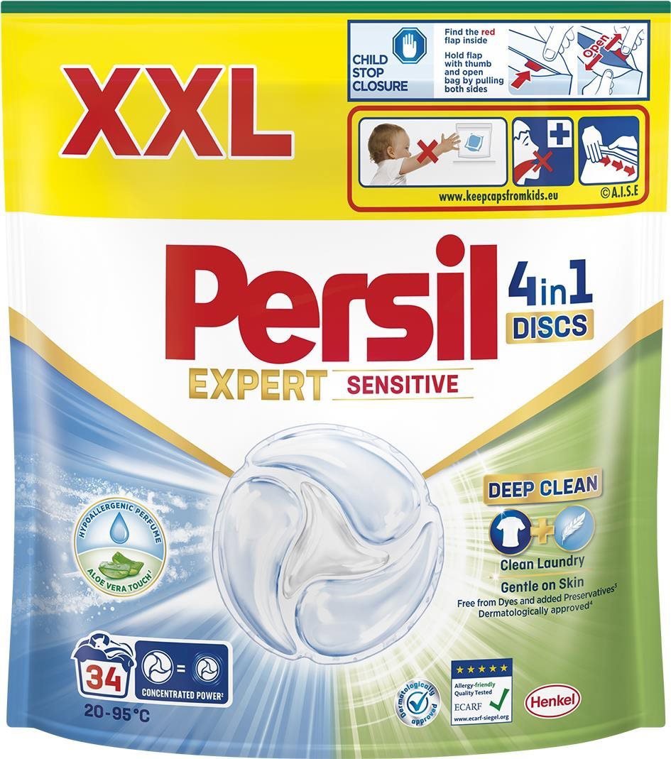 Kapsle na praní PERSIL Discs Expert Sensitive 34 ks